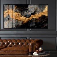 Pictură ArtShop Gold With Black 90x45cm (PA349) 