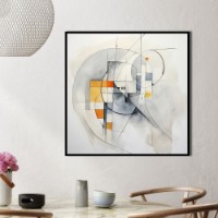 Картина ArtShop Grey Geometric Abstraction 100x100cm (PA297-LL)