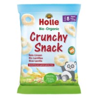 Bastonase de orez Holle Organic Crunchy Snack Rice Lentils 25g
