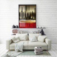 Картина ArtShop Abstract City Silhouette 30x60cm (PA127-XL)
