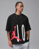 Мужская футболка Nike Футболка Jordan Oversized Black/Infrared 23, s.M