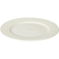 Тарелка десертная  Siaki Ribbed New Bone 20cm White (55069)