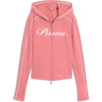 Женская толстовка Puma T7 Street Glam Slim Wild Pink, s.S