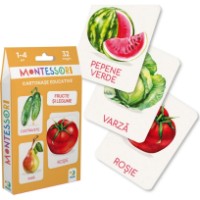 Настольная игра Dodo Montessori: Fructe și Legume (301232)