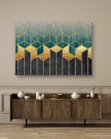 Картина ArtShop Modern Gold Geometry Lines 90x60cm (PA256-P-L)