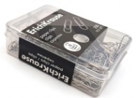 Скрепки для бумаги Erich Krause 200штX28mm  (53471)