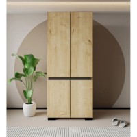 Dulap Trendy Floransa 90 Sapphire Oak/Anthracite v2 90x210x52cm (GTR008062)