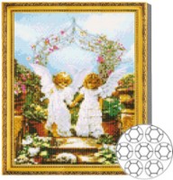 Алмазная мозаика Art Gallery Premium Two Angels 30x40cm (GB76378)