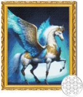Алмазная мозаика Art Gallery Premium Warlike Pegasus 40x50cm (GA84767)
