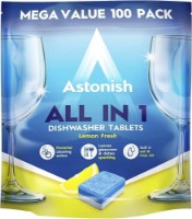 Detergent pentru mașine de spălat vase Astonish All in 1 Lemon Fresh 100tab