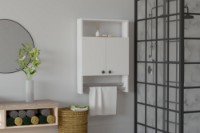Шкаф для ванной Hanah Home Ela White