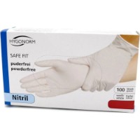 Mănuși de unică folosință Hygonorm Safe Fit 100pcs White s.M (261502)