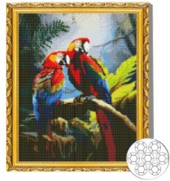 Алмазная мозаика Art Gallery Premium Macaws In The Forest 40x50cm (GA87175)