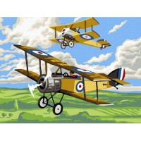 Картина по номерам Colora Airplanes 30x40cm (EX5666)