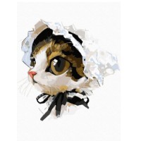 Tablou pe numere Colora Cat 30x40cm (E057)