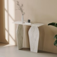 Masă consolă Hanah Home Arya Travertine
