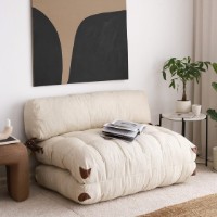 Бескаркасный диван Atelier Del Sofa Fold Teddy 2 Cream