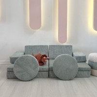 Canapea fără carcasă Atelier Del Sofa Puzzle Blue