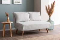 Canapea Atelier Del Sofa Folde Teddy Fabric White