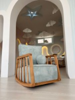 Кресло-качалка Atelier Del Sofa Sallanan Blue