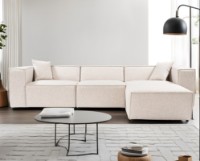 Canapea de colț Atelier Del Sofa Lora Light Brown