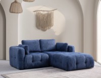 Угловой диван Atelier Del Sofa Amaris Navy Blue