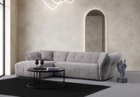 Canapea de colț Atelier Del Sofa Boxer Left Light Grey