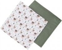 Пелёнки Petite&Mars Misty Llama Vibes 2pcs 120x120cm (417365)