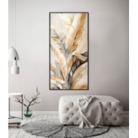 Pictură ArtShop Beige Tropical Leaves 45x90cm (PB146)