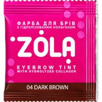 Краска для бровей Zola Tint With Collagen 04 Dark Brown 5ml