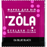 Краска для бровей Zola Tint With Collagen 06 Blue-black 5ml
