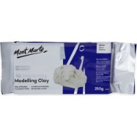 Argilă Mont Marte Air Hardening 250g White (MMSP0030)