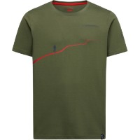 Tricou bărbătesc La Sportiva Trail Cypress/Mountain Red, s.XL