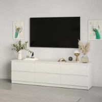 Тумба под ТВ MebelStar Neo 6S 180x43x53cm White (MBS-1288)