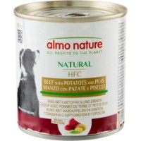 Hrană umedă pentru câini Almo Nature Natural Beef/Potatoes/Peas 290g