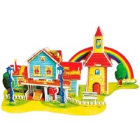 3D-puzzle Zilipoo Радужный Дом (689-K)