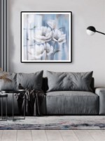 Картина ArtShop White Flowers 60x60cm (PNAT49-L)