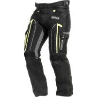 Pantaloni de moto GMS Everest Black/Anthracite/Yellow (ZG65308-395-2XL)
