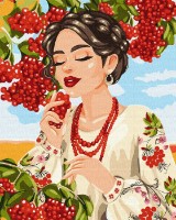 Tablou pe numere Ideyka Red Viburnum 40x50cm (KHO4575) 