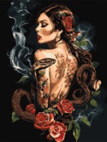 Картина по номерам Ideyka Rose Fortune Teller 30x40cm (KHO8608) 