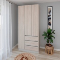 Шкаф Smartex N15 100cm Kashemir/Light Oak