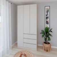 Шкаф Smartex N15 100cm Light Oak/Kashemir