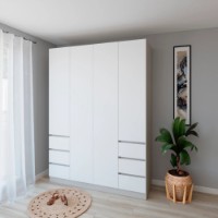 Dulap Smartex N17 160cm Kashemir/White