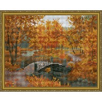 Алмазная мозаика Diamond Autumn in The Park 40x50cm (YW00166)