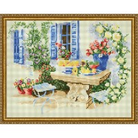 Алмазная мозаика Diamond Blooming Corner 40x50cm (YW00167)