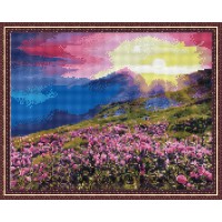 Алмазная мозаика Diamond Blooming Field 40x50cm (YW01154)