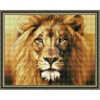 Алмазная мозаика Diamond King of the Savannah 40x50cm (YW00924)
