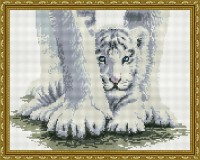 Алмазная мозаика Diamond Little Tiger 40x50cm (YW00082)
