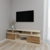 Comodă TV Smartex Т9 120cm Ivory/Dark Oak