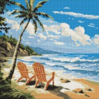 Mozaic cu diamante Ideyka A World For Lovers 40x40cm (AMO7984) 